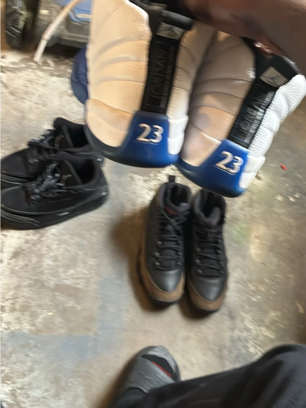 Jordan Men’s Sneakers in White and Blue